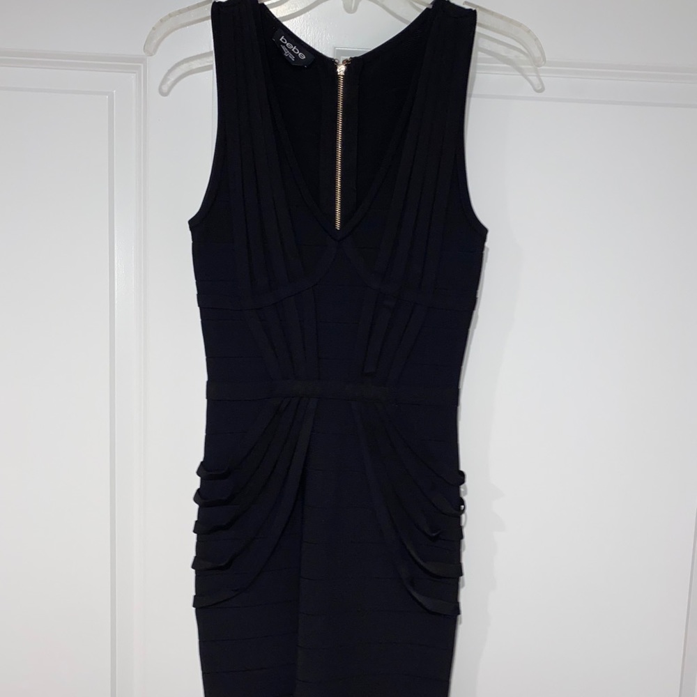 Bebe mini sexy black dress